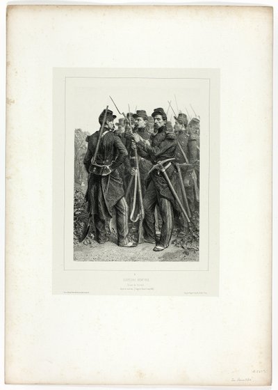 Sappers, from Souvenirs d’Italie: Expedition to Rome by Denis Auguste Marie Raffet