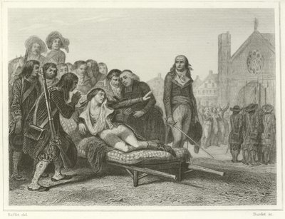 The Death of Bonchamp by Denis Auguste Marie Raffet