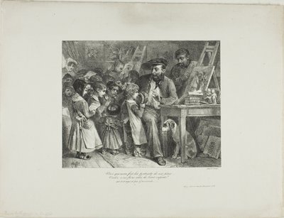 You who have made portraits of our fathers... would you make them of their children? by Denis Auguste Marie Raffet