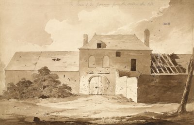 No 5 The House of du Gourmon from the Wood on the Left by Denis Dighton