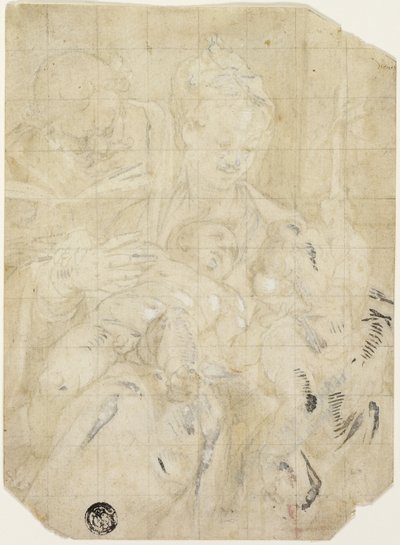 Holy Family with the Infant Saint John the Baptist by Denys Calvaert