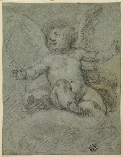 Putto Seated on Clouds by Denys Calvaert