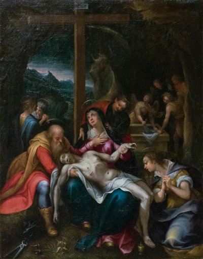 Lamentation of Christ by Denys Calvaert or Calvart