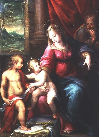 Madonna and Child with John the Baptist by Denis Calvaert
