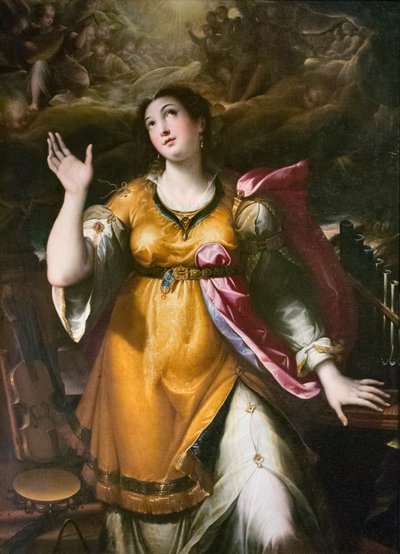 St Cecilia by Denys Calvaert or Calvart
