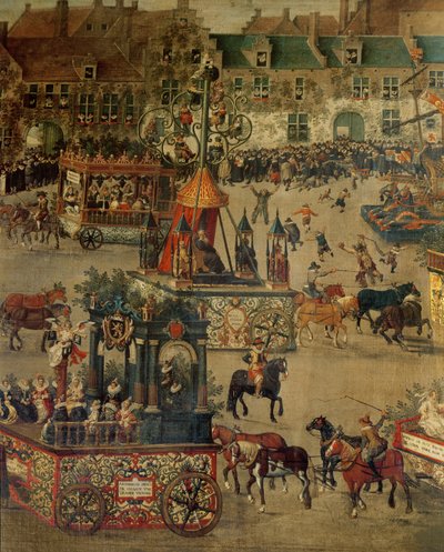 The Ommeganck in Brussels on 31st May 1615: Triumph of Isabella of Spain (detail) by Denys van Alsloot