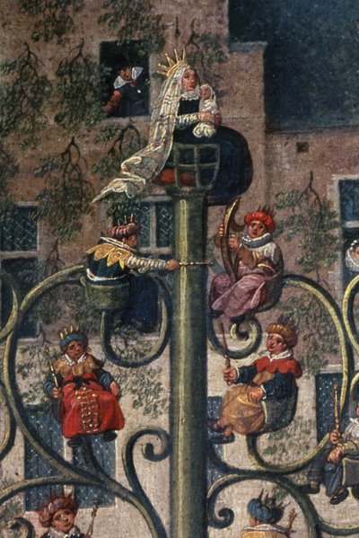 The Triumph of Archduchess Isabella in the Brussels Ommeganck: Detail of the Car of the Stem of Jesse by Denys van Alsloot