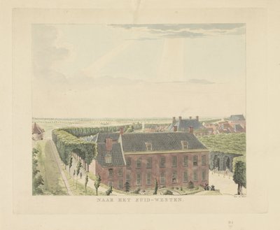 View of the City Wall Southwest of Nijmegen (Views Around the City of Nijmegen series) by Derk Anthony van de Wart