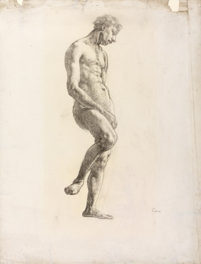 Standing Male Nude, c.1906-08 by Derwent Lees