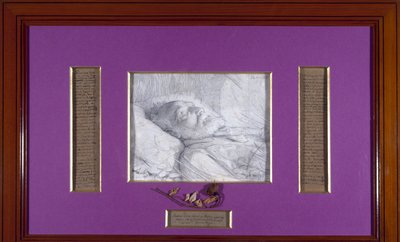 Victor Hugo on his deathbed, circa 1885 by Desire Francois Laugee