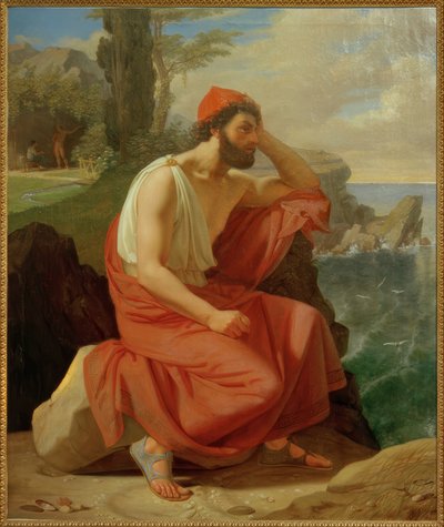 D.C. Blunck, Odysseus on the Island of Calypso by Detlev Konrad Blunck