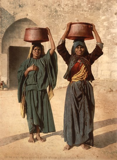 Milk Sellers of Siloam, Holy Land by Detroit Photographic Co.