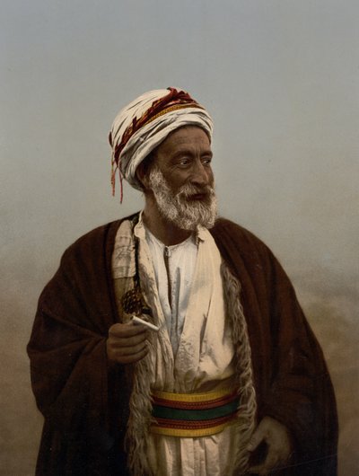 Sheik of a Palestine Village, Holy Land by Detroit Photographic Co.