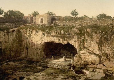 Tombs of the Kings, Jerusalem, Holy Land, c.1890-c.1900 by Detroit Photographic Co.