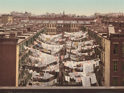 A Monday Washing, New York City by Detroit Photographic Company