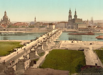 Altstadt, Seen from the Ministry of War, Dresden, Germany by Detroit Publishing Co.