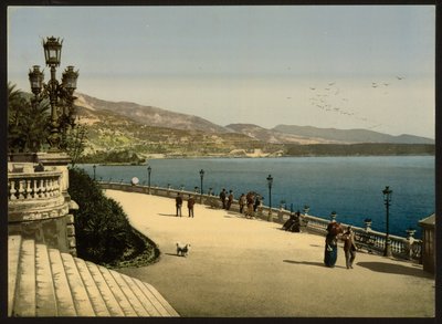Casino Terrace, Monte Carlo, Riviera, Monaco by Detroit Publishing Co.