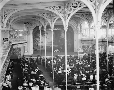 During a Performance at Hammerstein