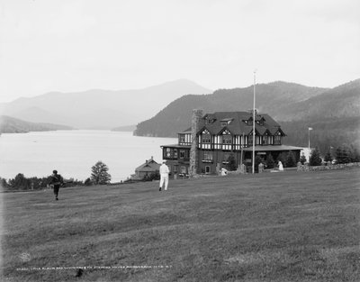 Lake Placid and Whiteface Mountain from Stevens House, Adirondack Mountains, N.Y., c.1909 by Detroit Publishing Co.