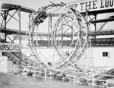 Loop the Loop, Coney Island, New York by Detroit Publishing Co.