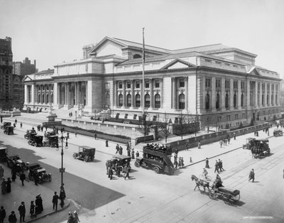 New York Public Library Building by Detroit Publishing Co.