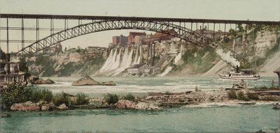 Niagara, Mills and Grand Trunk Bridge by Detroit Publishing Co.