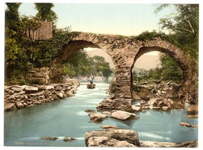 Old Weir Bridge. Killarney, County Kerry, Ireland, c.1890-1900 by Detroit Publishing Co.