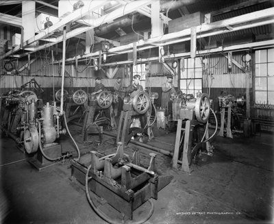 The Testing Room, Leland & Faulconer Manufacturing Company, Detroit by Detroit Publishing Co.