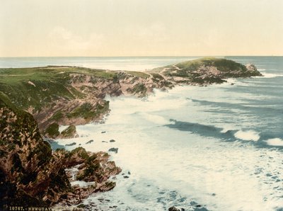 Towan Head, Newquay, Cornwall, England by Detroit Publishing Co.
