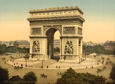 LArc de Triomphe, Paris, c.1890-1900 by Detroit Publishing Co.