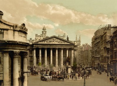 Royal Exchange, London, c.1890-1900 by Detroit Publishing Co.