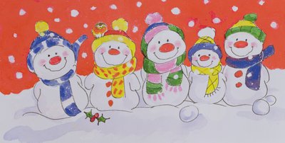 Snow Family by Diane Matthes