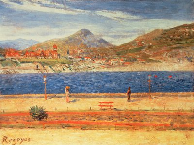 A View Across the Water by Diario or Dario de Regoyos y Valdes
