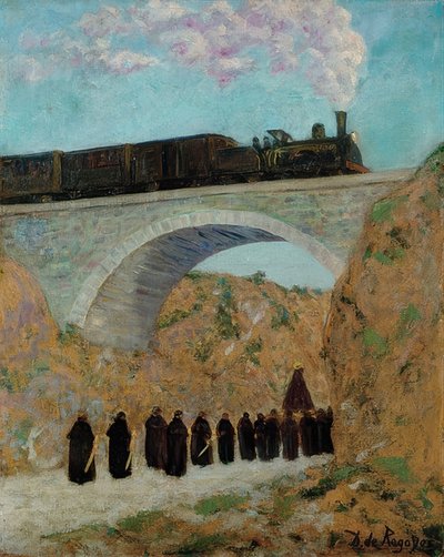 Good Friday in Castile (Vendredi Saint en Castille). 1904 by Diario or Dario de Regoyos y Valdes