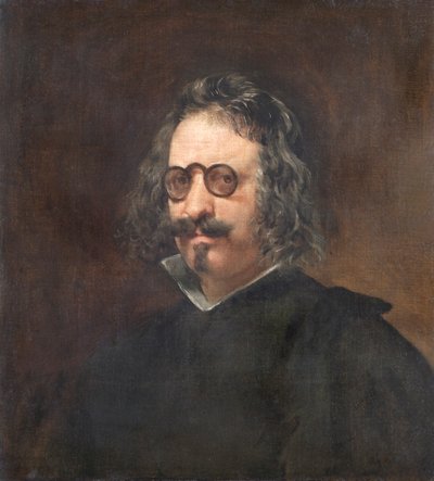 Francisco Gomez de Quevedo y Villegas by Diego Rodriguez de Silva (studio of) Velazquez