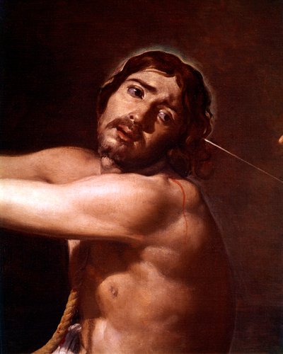 Christ after the Flagellation Contemplated by the Christian Soul (detail) by Diego Velázquez