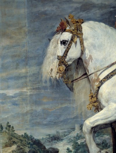 Equestrian Portrait of Isabelle of France (detail) by Diego Velázquez