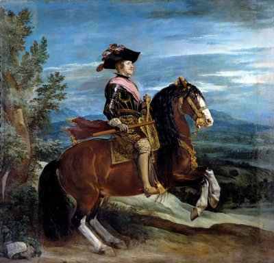 Equestrian portrait of King Philip IV (1605-1665) by Diego Velázquez