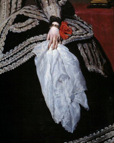 Hand and Scarf (detail) by Diego Velázquez