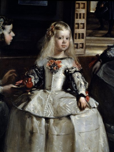 Las Meninas (detail) by Diego Rodriguez de Silva y Velazquez