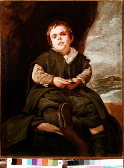 Portrait of Don Francisco Lezcano, dwarf of the Court of Spain by Diego Velázquez