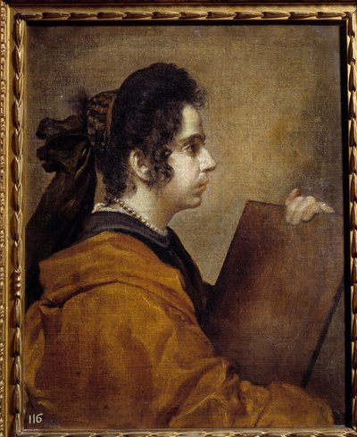 Portrait of Juana Pacheco in Sibyl by Diego Velázquez