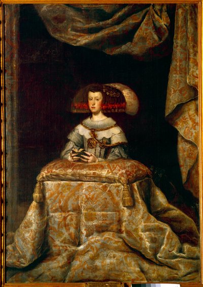 Portrait of Marianne of Austria in Prayer by Diego Velázquez