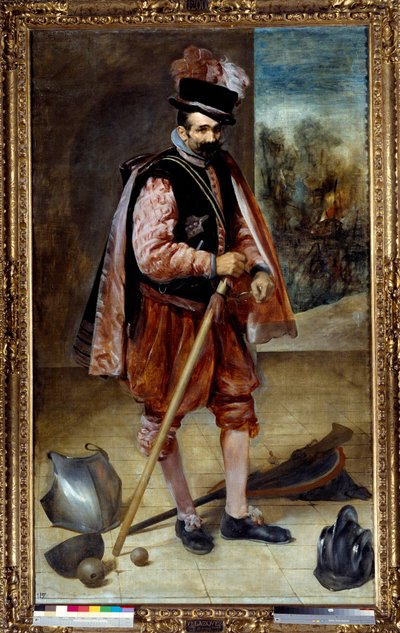 Portrait of a jester known as Don Juan of Austria by Diego Velázquez