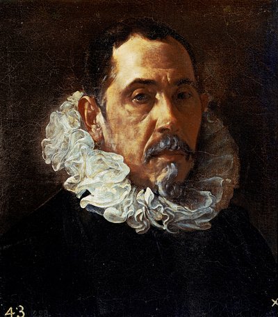 Portrait of Man (Francisco Pacheco?) by Diego Rodriguez de Silva y Velazquez