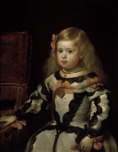 Portrait of the Infanta Margherita at 4 Years Old by Diego Rodriguez de Silva y Velazquez