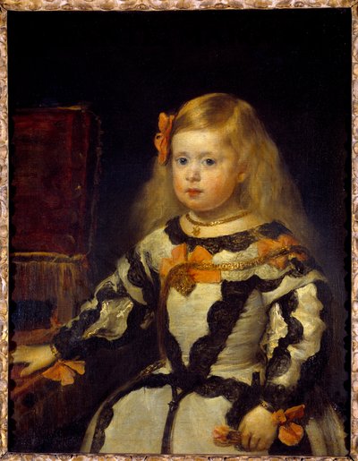 Portrait of the Infanta Maria Margarita, Daughter of Philip IV by Diego Velázquez