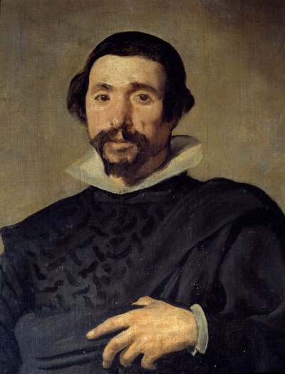 Portrait of the Jester Pablo of Valladolid (detail) by Diego Velázquez