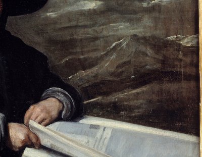 Portrait of the Jester Diego de Acedo (detail) by Diego Velázquez