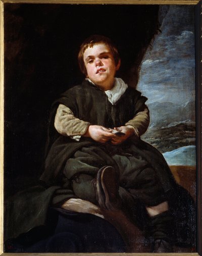 Portrait of the jester Francisco Lezcano by Diego Velázquez